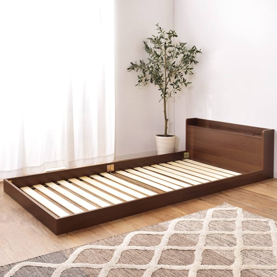 Amazon｜パレットライフ ベッドフレーム シングル おしゃれ 木製